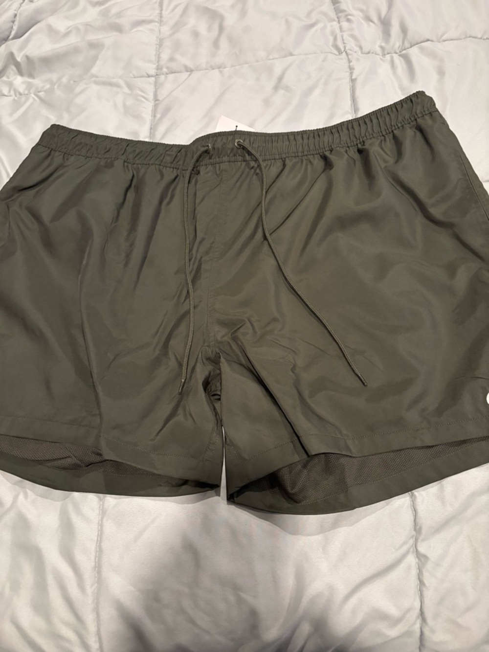 Nike Men's Athletic Shorts Olive Green